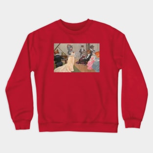 This Cat Vocalist is a Show Stopper Crewneck Sweatshirt